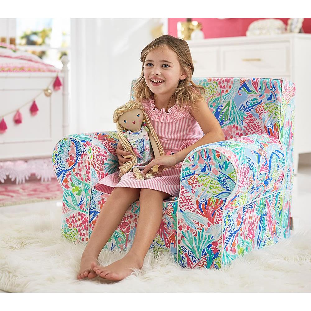 PBK&插画师合作款 超美印花儿童沙发纯海绵沙发座椅可拆洗可移动