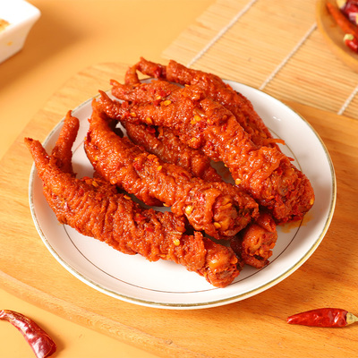 帝煌烤卤虎皮凤爪香辣锁鲜盒装