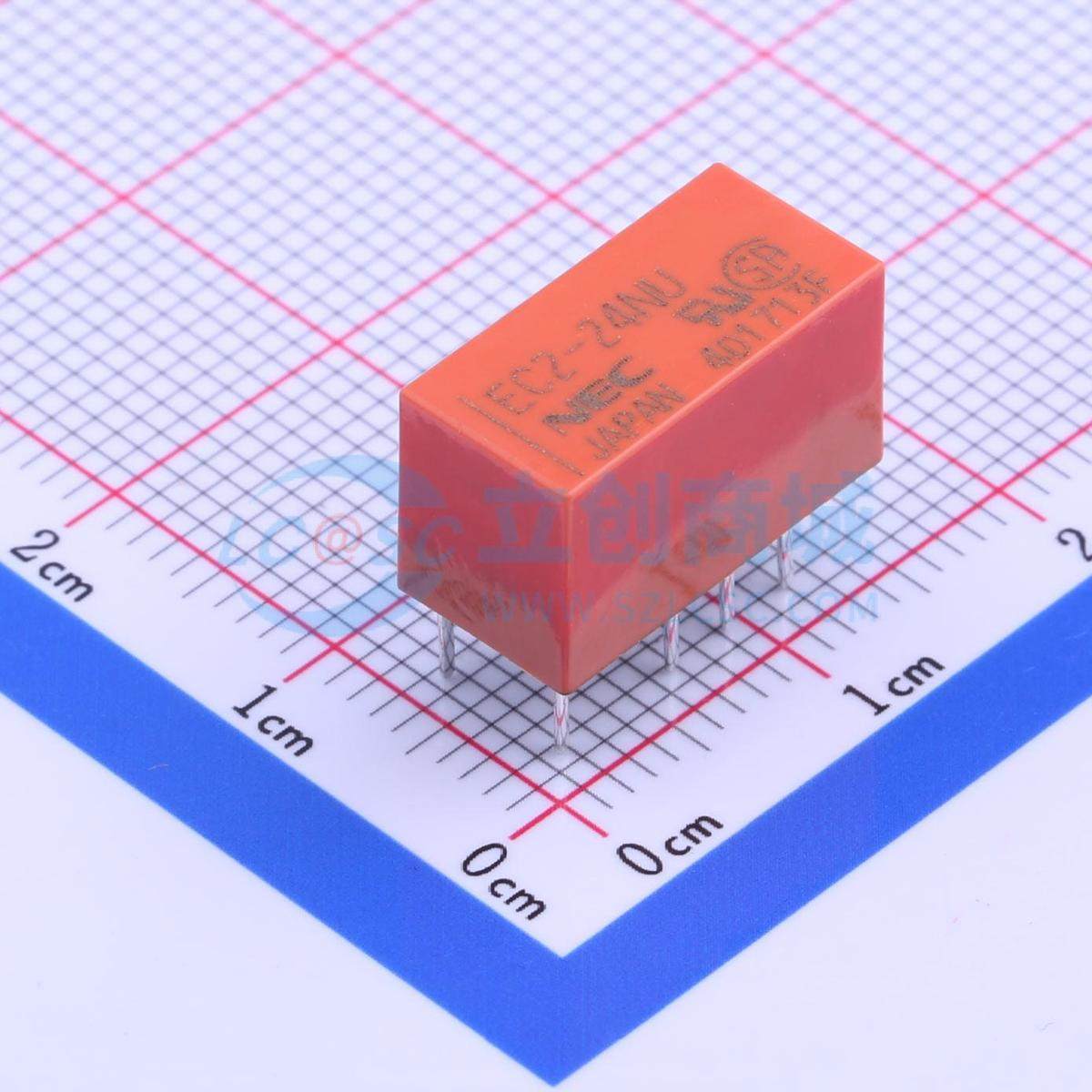信号继电器 EC2-24NU DIP,7.5x15mm 24V 原装正品 电子元器件配单