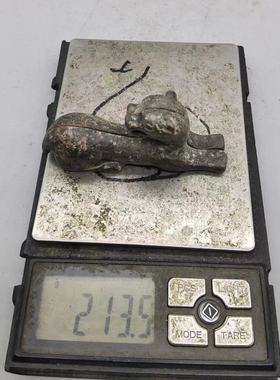 古董古玩令古铜加厚虎符兵符仿符影视道具鎏金虎符对令牌老物件