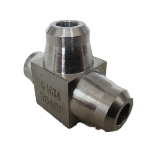 厂家生产2205插承不锈钢锻制三通电标焊接纯锻dn100不锈钢三通