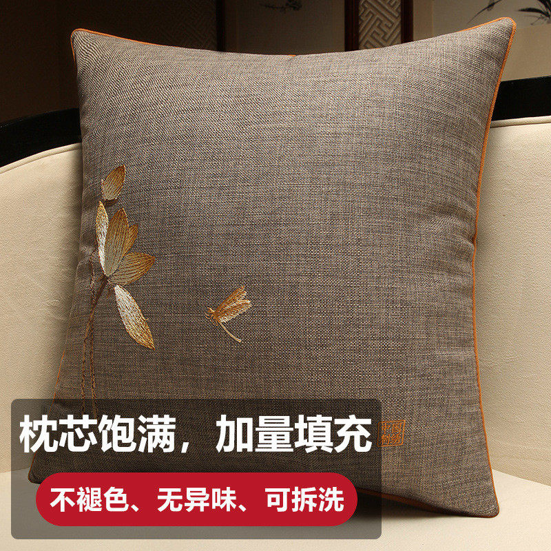 新中式抱枕客厅红木沙发靠垫办公室腰靠大号含背靠腰枕套床头靠芯,居家布艺,靠垫/抱枕,淘宝优惠券,粉丝福利购,淘宝优惠卷