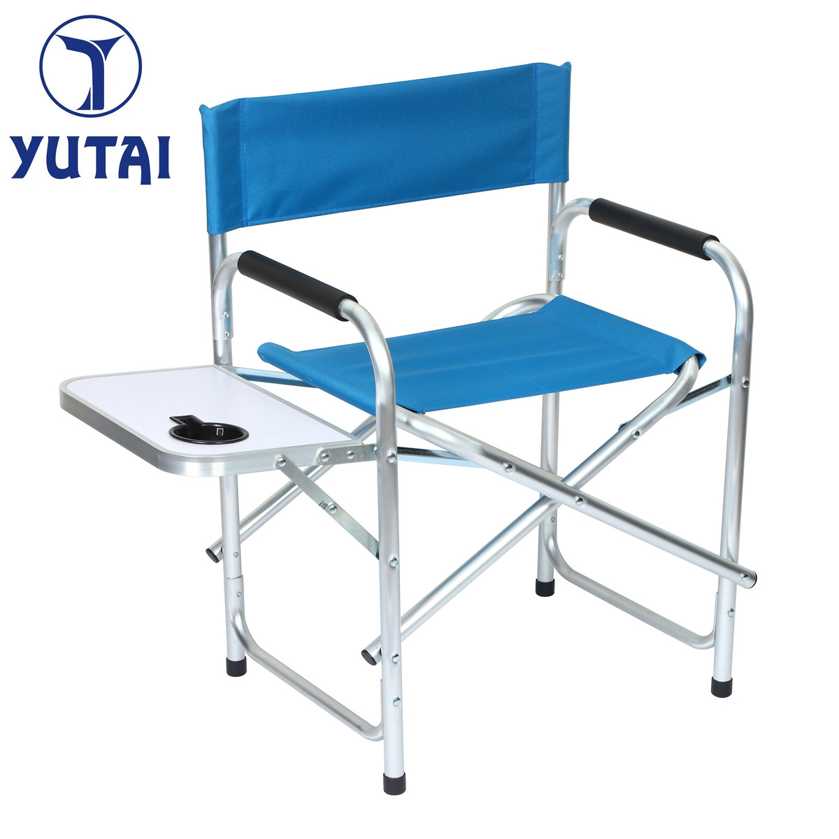 户外休闲垂导演椅野餐露营沙滩椅自带小桌板铝合金钓椅批发