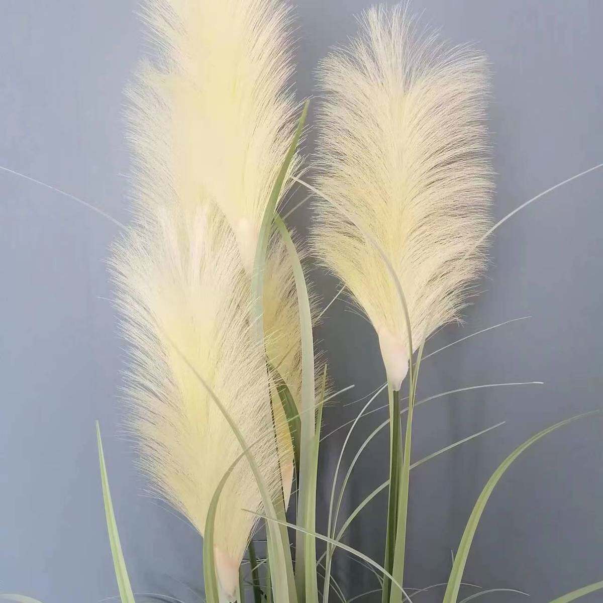 假花造景1米5头仿真芦苇批发插花植物室内客厅装饰摆件
