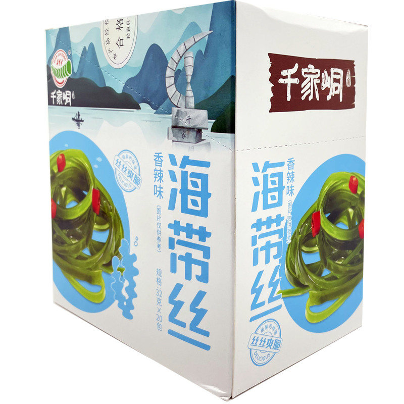 千家峒 香辣海带丝 即食海味零食下酒菜 休闲小吃下饭菜