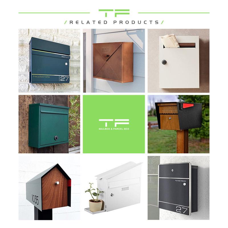 家用公用门口快递柜太阳能木纹信箱箱箱快递包裹