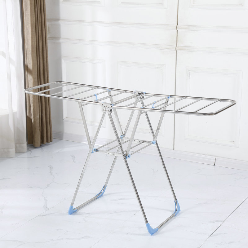 系统19方-19φ翼型晾衣架落地式折叠全钢晒衣架供应厂家批发