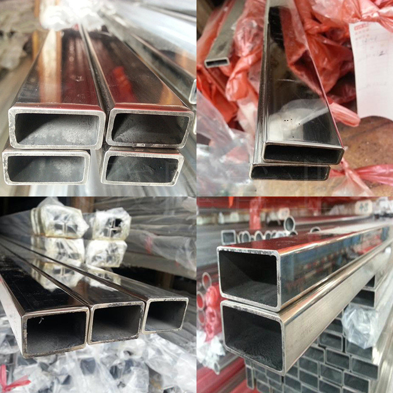 不锈钢扁通价格304矩形管图片20*50*1.0mm扁通扶手尺寸