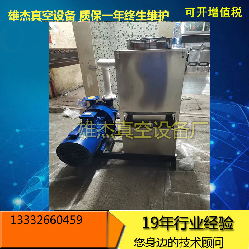 工业用水循环式 高真空铸铁 水环真空泵真空负压站  不锈钢水箱