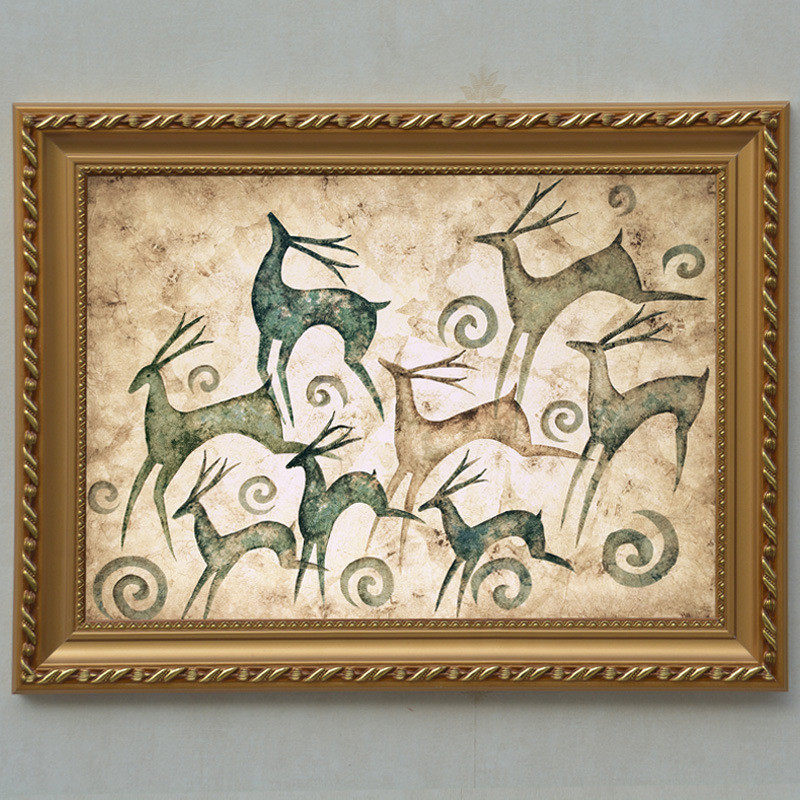 油画框画框数字油画外框40×50油画配框欧式实木装裱