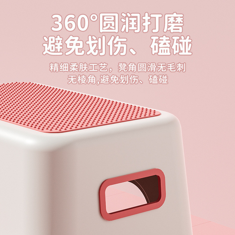 爆款宝宝马桶凳小孩脚踏凳站凳椅垫脚凳子洗手台阶双层儿童踩脚凳