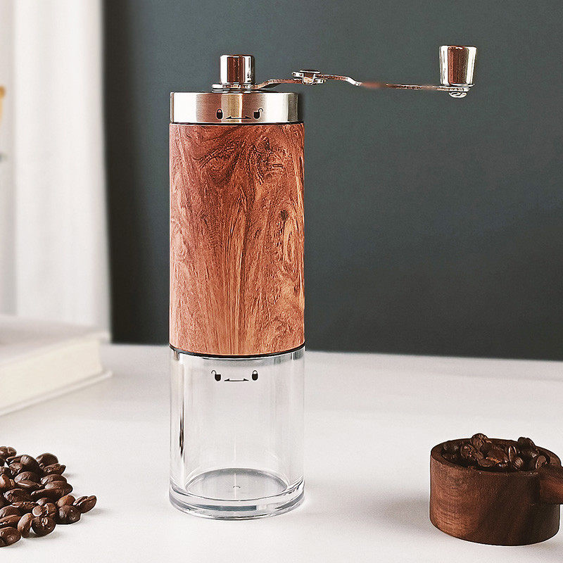 手摇磨豆机咖啡豆研磨机可调粗细304不锈钢咖啡磨粉器便携式