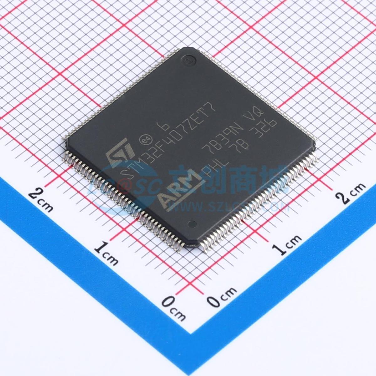 单片机(MCU/MPU/SOC) STM32F407ZET7 LQFP-144(20x20) 电子元器件
