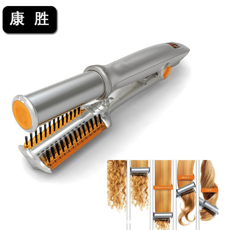 自动卷发器2in1直发器卷直两用卷发工具自动卷发棒工厂