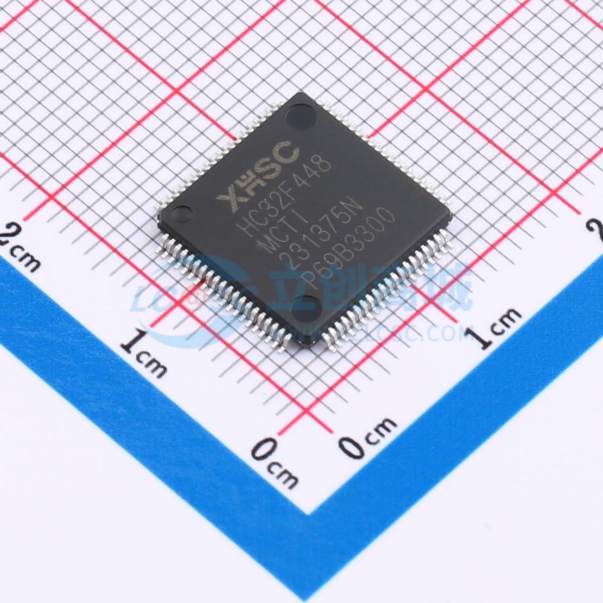 单片机(MCU/MPU/SOC) HC32F448MCTI-LQFP80 LQFP-80(12x12) 原装