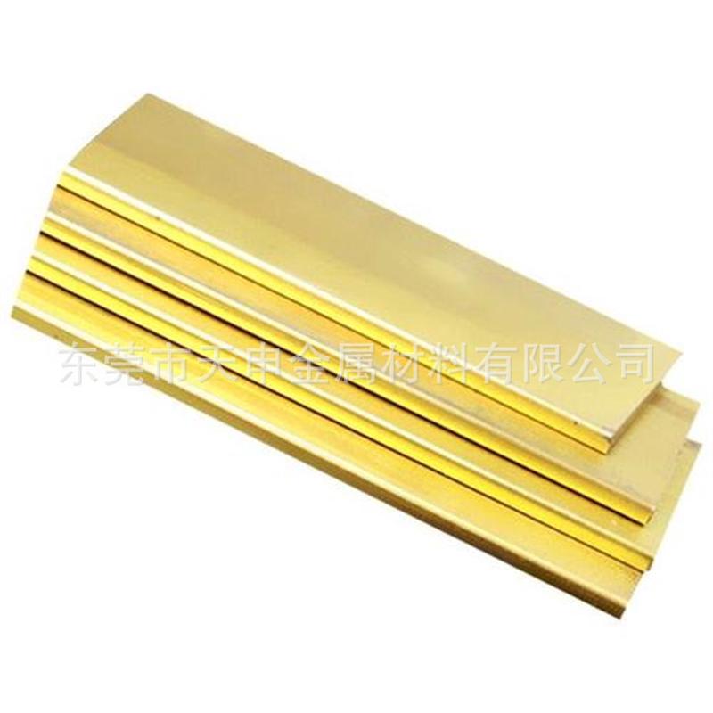5*5 5*10水墨石铜条 装饰用黄方 黄铜扁铜条 h59异型黄铜排