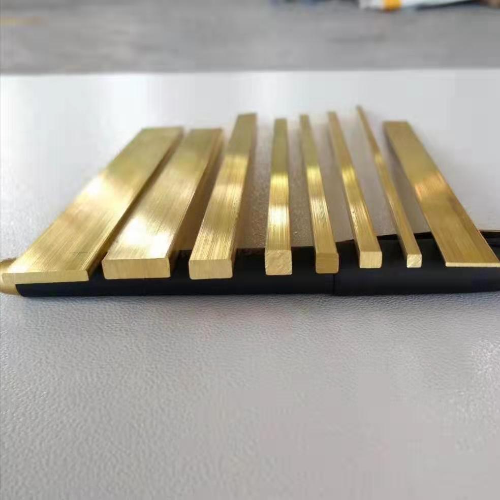 【信承铜铝】h59黄铜扁排铜条黄铜方棒2*13*132*15*15mm角铜