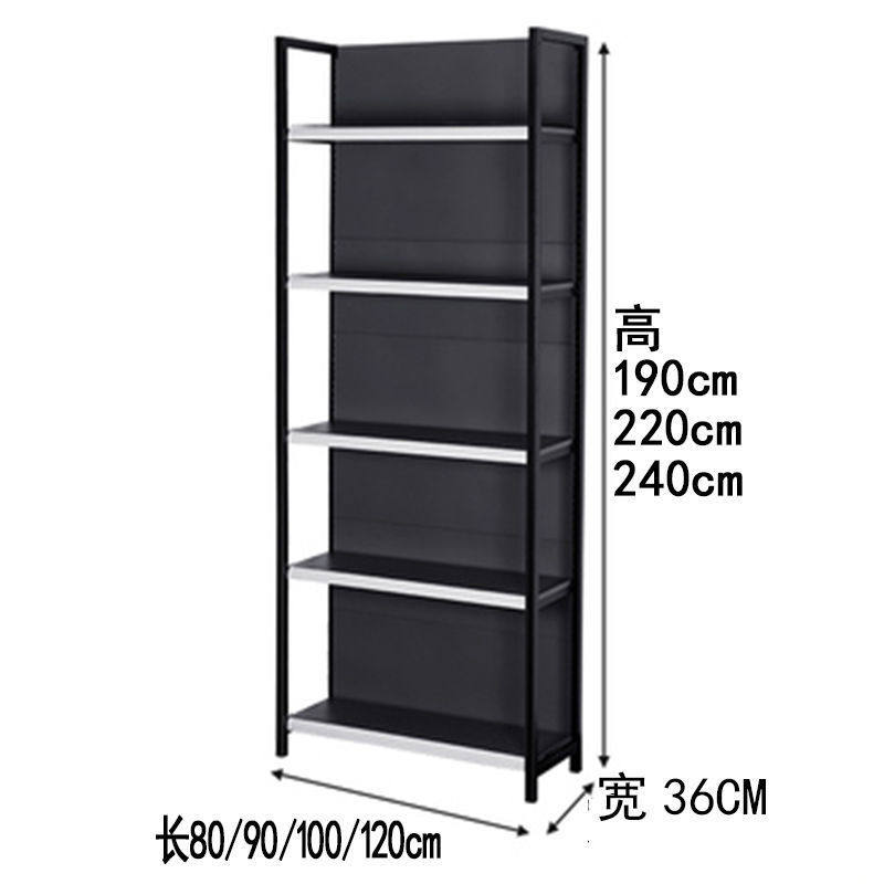 超市货架置物架多层可调节单双面零食店母婴便利店宠物商店展示柜