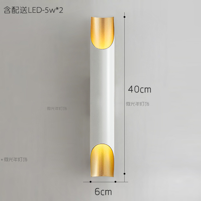 壁灯工业风客厅背景墙创意个性双头室内设计师楼梯北欧式风过道灯