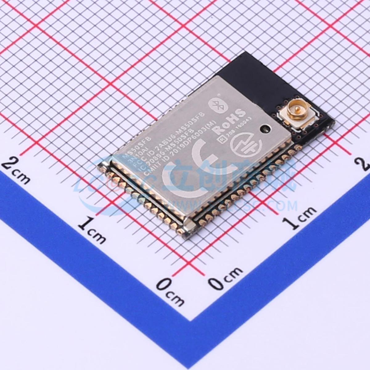 蓝牙模块 MS50SFB3C SMD,12x20mm 原装正品 电子元器件配单