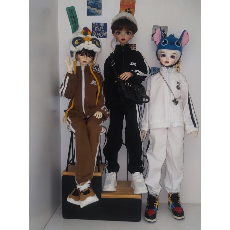 BJD4分 3分叔娃衣 休闲运动套装 运动外套多色 ob22 ob24 P20娃衣