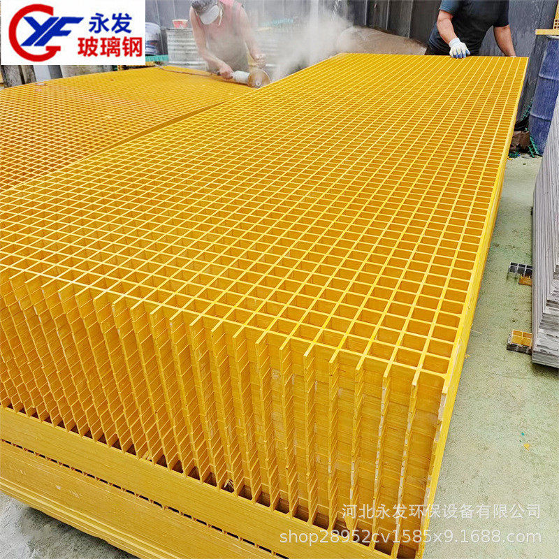 玻璃钢格栅盖板树栅板护树格池市政玻璃钢树篦子园林绿化网格板