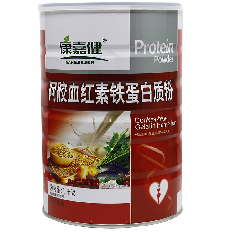 康嘉健阿胶血红素铁蛋白质粉1000g营养蛋白质粉