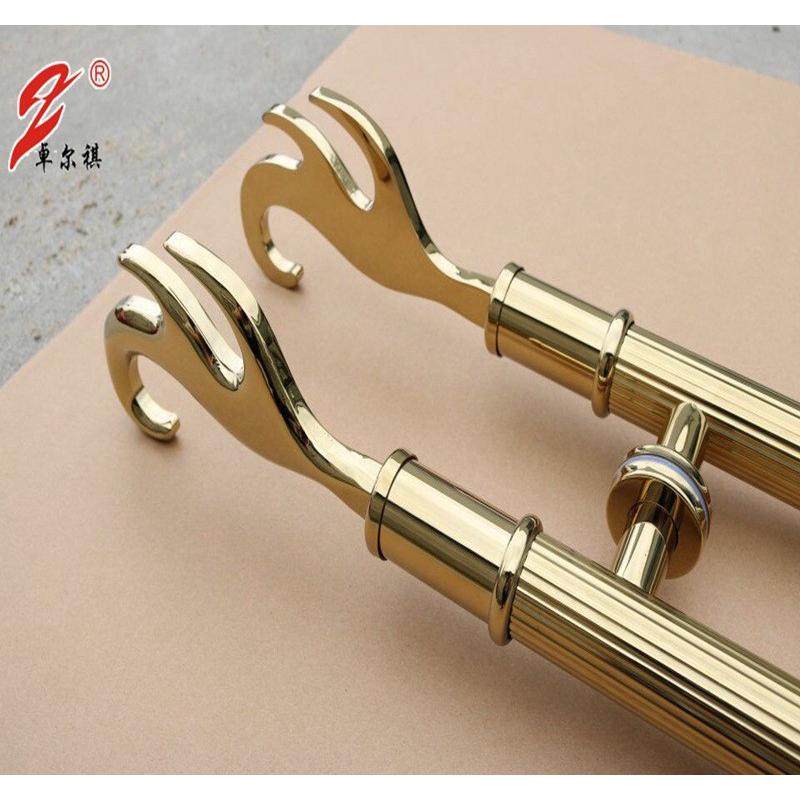 厂家定制玻璃门大拉手电镀大金钛拉手酒店商场大门把手