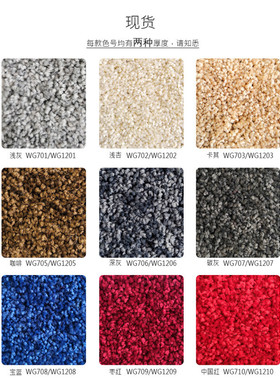 沃尔顿满铺走廊房间影院大厅b1级阻燃酒店走道地毯大面积展会