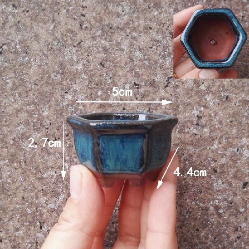 拇指花盆紫砂迷你袖珍多肉批发透气一件景厂家批发