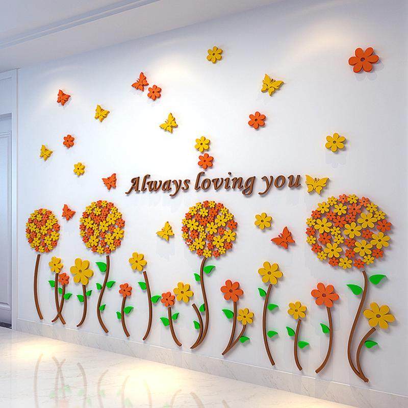 3d亚克力水晶立体墙贴时尚家居装饰贴画创意电视背景公莆壁画英画,家居饰品,软装墙贴,淘宝优惠券,粉丝福利购,淘宝优惠卷