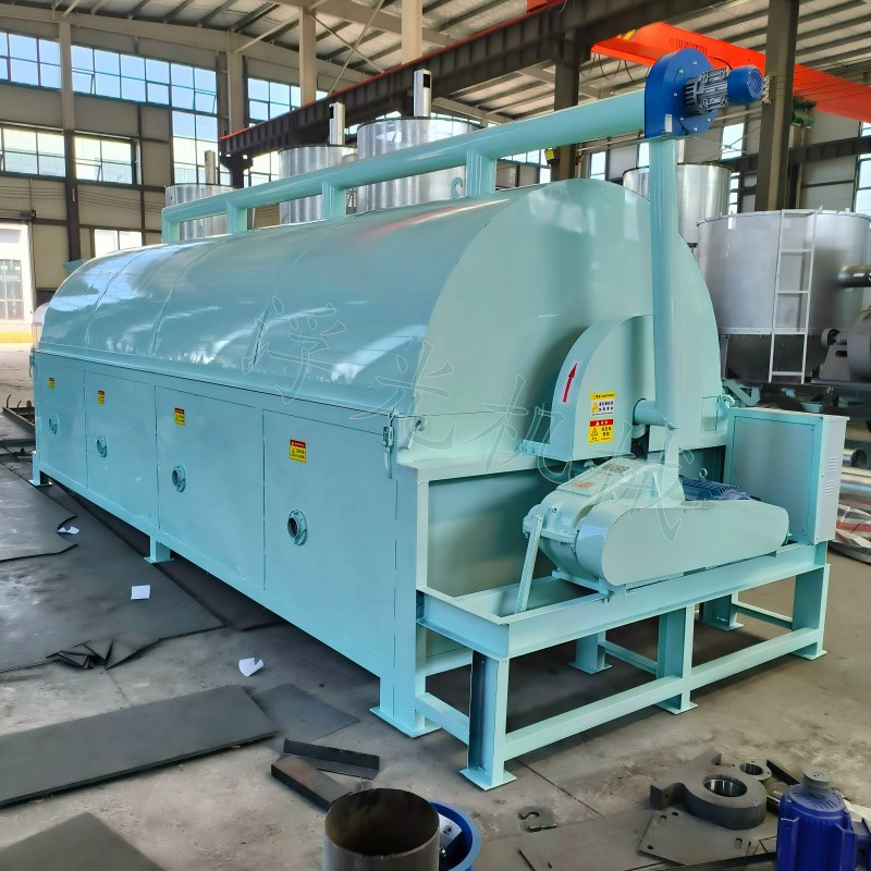 工业盐沙燃气烘干机金属屑煤脱水机污泥矿渣滚筒烘干设备
