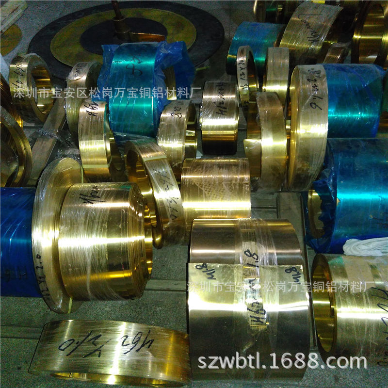 c2680m拉伸黄铜带h62黄铜软料可订做600宽1米宽黄铜卷带交期快