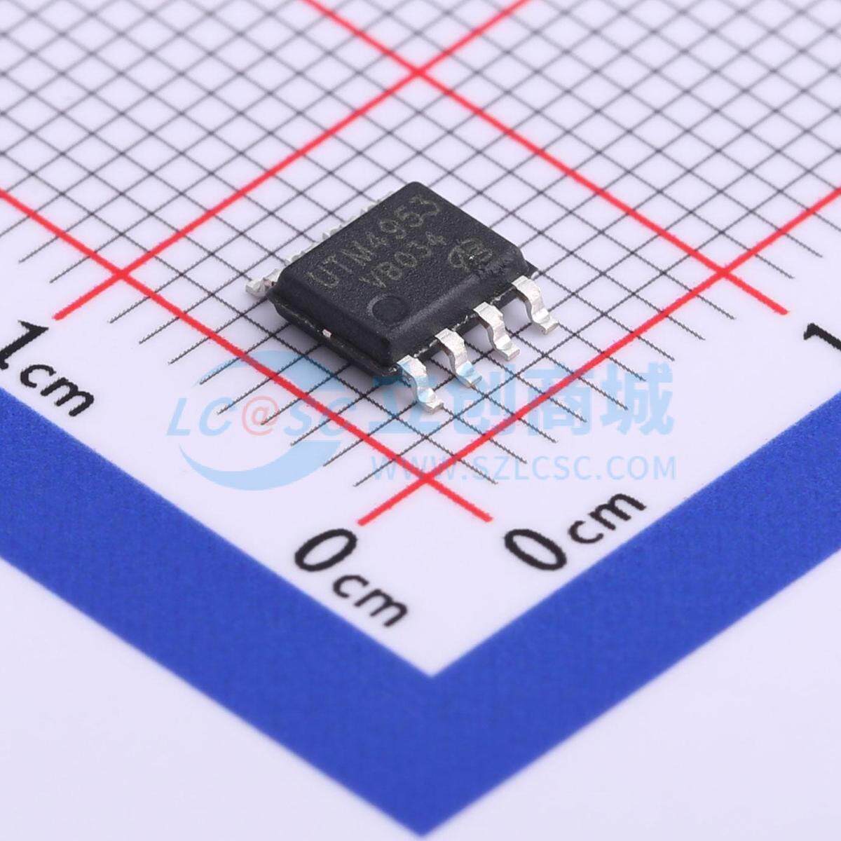 场效应管MOS UTM4953-S08-R-VB SOIC-8 30V 7.3A VBsemi/微碧