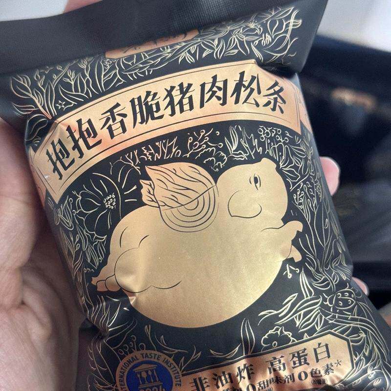 新货蔡澜花花世界抱抱香脆猪肉松条网红零食非油炸休闲熟食原味猪