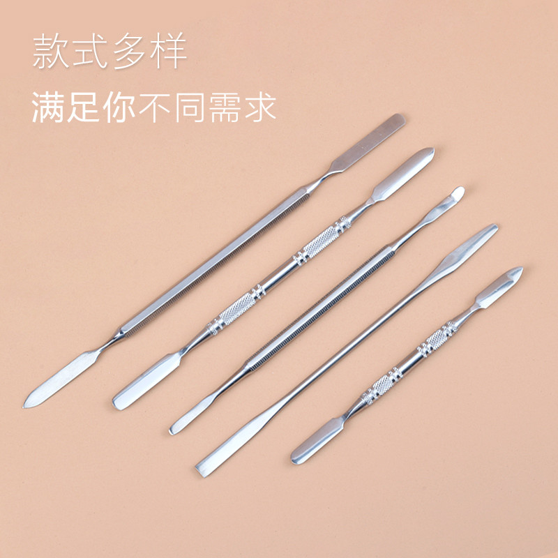 日本粉底液调色棒化妆调刀照相馆专用乳液面 面霜挖取勺分装刮刀