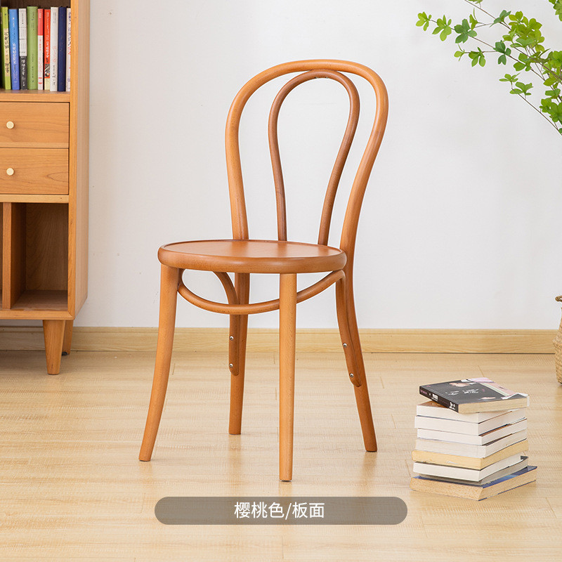 曲木18号椅子耐特圆背藤椅法式复古酒店茶室thonet桑纳索咖啡椅