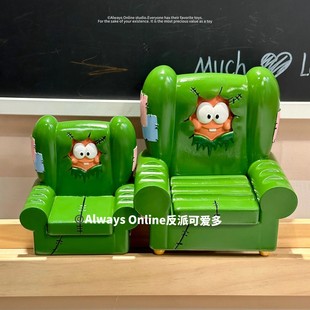反派可爱多派大星沙发懒人手机ipad支架可收纳多功能娃娃座椅摆件