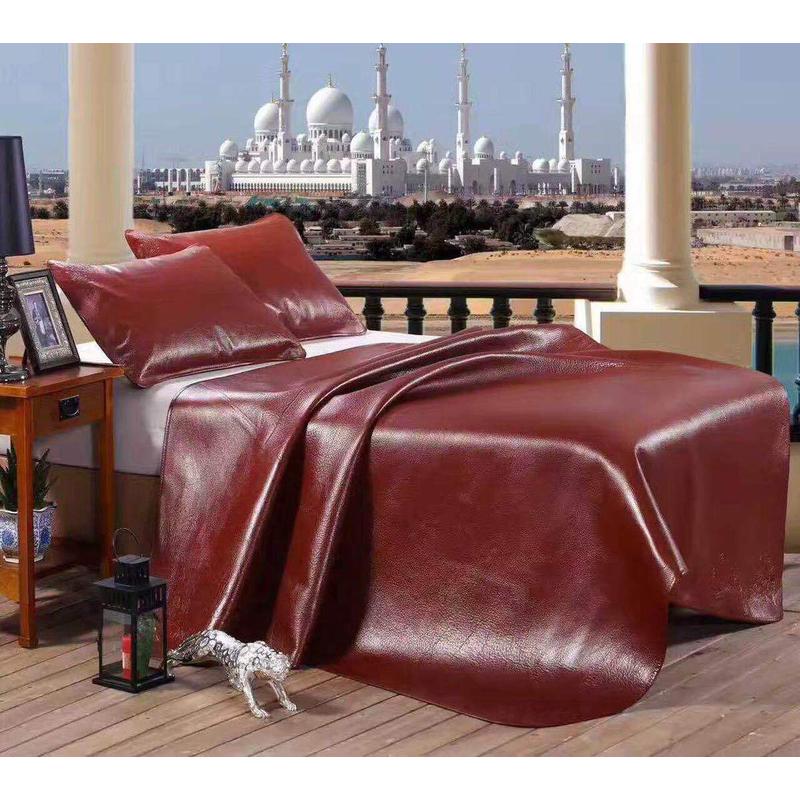 礼品软席头层牛皮凉席整张1.5米水牛皮席1.8m加厚床垫硬席