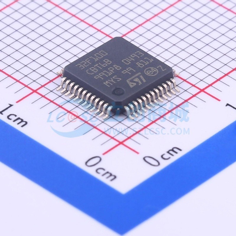 单片机(MCU/MPU/SOC) STM32F100CBT6B LQFP-48 ST(意法半导体)
