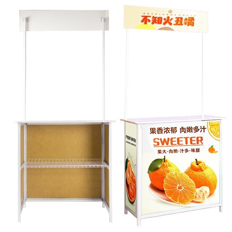 厂家批发户外折叠促销台超市促销展示架广告桌加强型试吃台摆摊桌