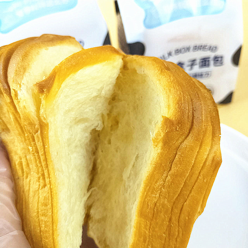 卡尔顿奶牛盒子面包魔方牛乳千层面包网红营养早餐糕点零食量贩装