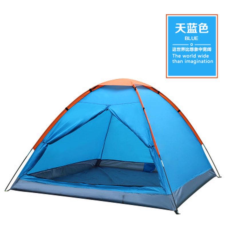 厂家直销户外用品露营情侣野营双人郊游单层山地旅游帐篷热卖帐篷