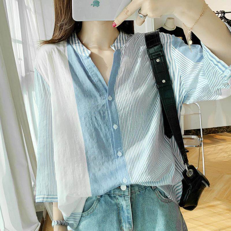 夏季外出哺乳七分袖吸汗透气不起球产后月子服宽松喂奶衣女