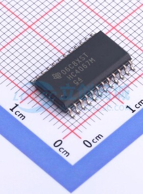 模拟开关/多路复用器 CD74HC4067M SOIC-24 TI/德州 电子元件配单