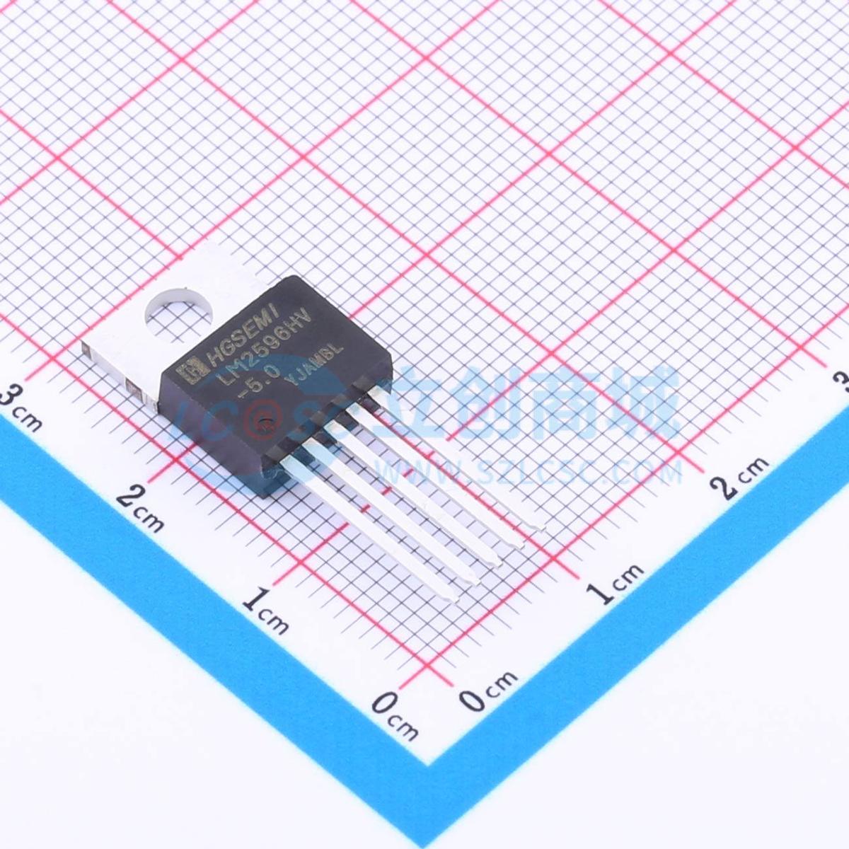 DC-DC电源芯片 LM2596HVT-5.0 TO-220-5 原装正品 电子元器件配单
