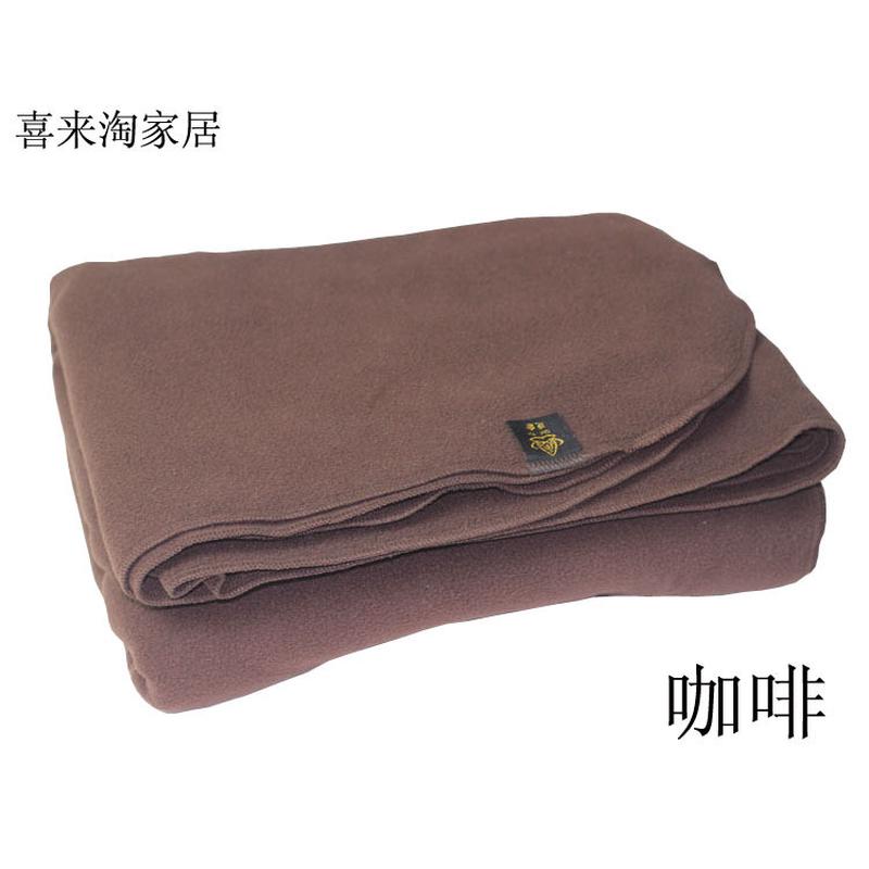 冬季摇粒绒瑜伽保暖腿冥想禅修盖毯小毛毯办公室午睡足浴休息新品