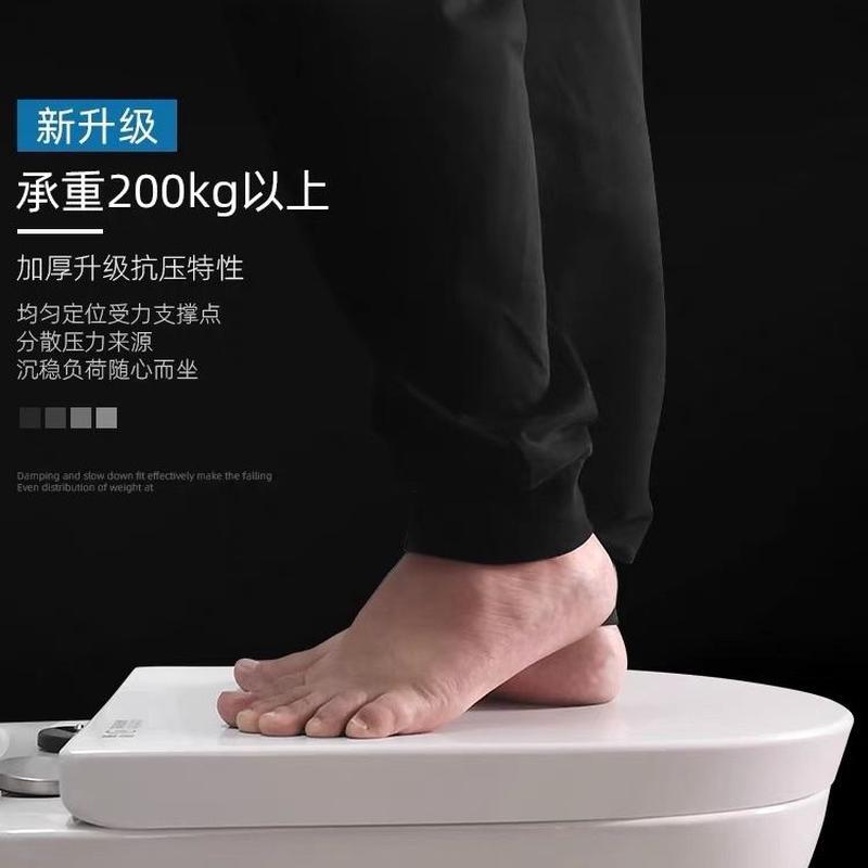 适配TOTO马桶盖SW981B 784 716 CW894 854 886老式缓降座便器盖板