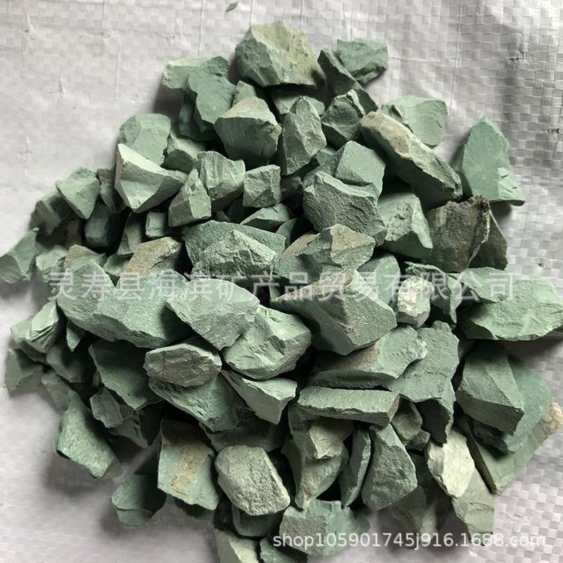 批发3-6mm绿沸石土壤改良石沸土人工湿地多肉铺面拌石粉沸石颗粒