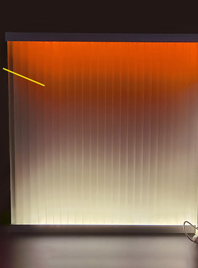 40mm晶亮pc插接板采光天幕墙板广告隔断室内门头扣板pc对插阳光板